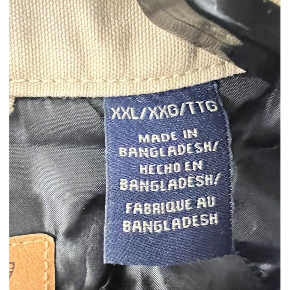 Wrangler Men's XXL  Mixed Canvas Chore Jacket in Chipmunk Beige - Picture 4 of 13